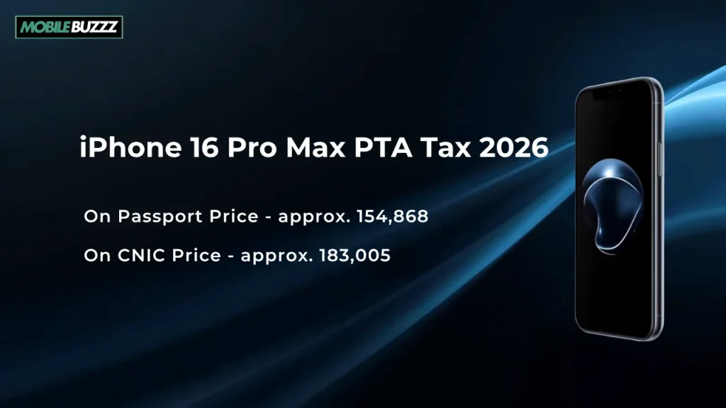 iPhone 16 pro max pta tax