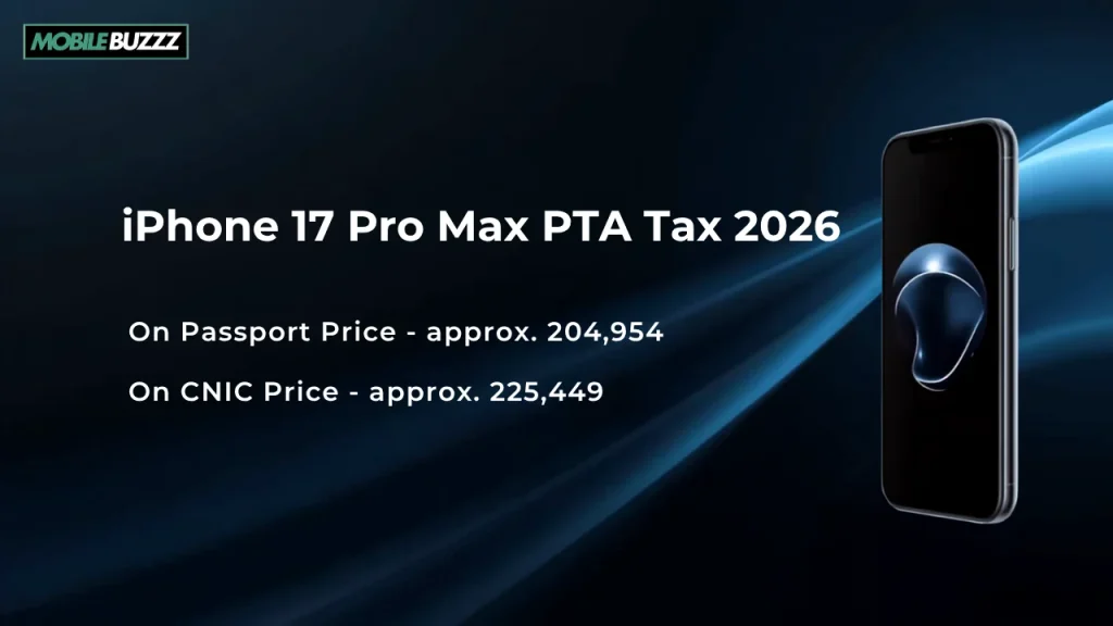 iphone 17 pro max pta tax 2026